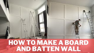 Board and Batten Wall DIY