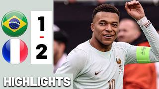 MBAPPE & EKITIKE! France vs Brazil 2-1 HIGHLIGHTS All Goals