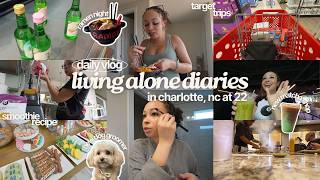 living alone diaries 🧸 new matcha spot, target hauls, girls night + more!