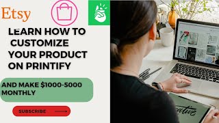 How to design your etsy and printify store #howtomakemoneyonline#etsyshop#printify