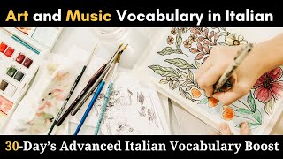 Art and Music Vocabulary in Italian | Day 26 | Learn Italian with Zain