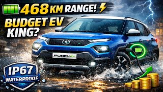 Tata Punch EV 2026 – 468KM Range ⚡ Waterproof EV? Full Review Hindi
