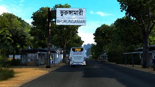 MBD V 7.4.2 | Bhurungamari to Kurigram | Hanif Hino AK 1JMKA Bus Mod | Jahidul Alam Akash