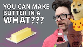 WORLD'S FIRST Butter Churned with a Suspension Fork | Butter Suspension