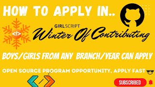 Your First Step Towards Open-Source| Everything You need to know about GirlScript and its Programs.