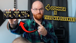 Donner x Triple Man Hardware TRIPLE THREAT Multi-Effects Pedal!