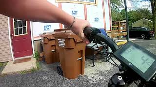 Haley vlogging while riding the Mongoose Dolomite ebike (Beast)