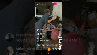 Katanah.tease Twerking On Instagram live
