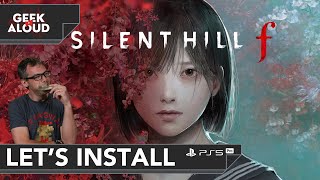 Let's Install - Silent Hill f [PlayStation 5 Pro] #gaming