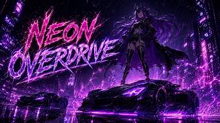 【Epic Battle Music】NEON OVERDRIVE 💜 Industrial Metal × 80s Synthwave × Dark Electro【English Lyrics】