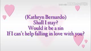 Cant Help Falling In Love versi Kathniel