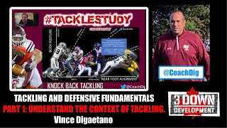 Tackling and Defensive Fundamentals: Episode 1. with Tackling Expert Vince Digaetano