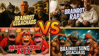 4 Brainrot Songs Enter... 1 Crown Leaves (Insane Battle!)🔥🎤👑🧠🔥