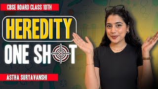 Heredity One Shot | Most Important Concepts + PYQ | Class 10 Boards