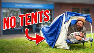 Charity Shop Camping Challenge