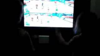 As seen on rude tube Round one i won haha funny wii sonic mario olympic games london 2012