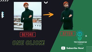 Remove Image Background in ONE CLICK!