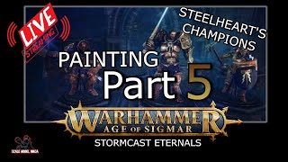 SCALE MODEL NINJA - Warhammer - Steelheart's Champions - Painting and Building - Part 5 - Live Chat