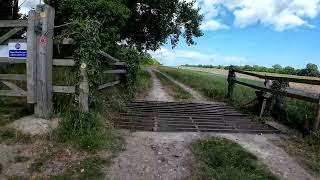 Byway from Sutton Bridge to West Nene lighthouse, CRF1100L Africa Twin. South Lincolnshire.