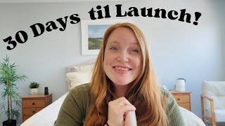 Watch me Launch my Online Art Shop in just 30 days!