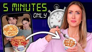 I Tested the MOST VIEWED 5 Minute Recipes on TikTok 😳 What's ACTUALLY Worth Making?