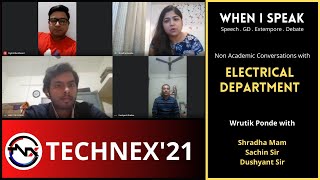 Movies loved by Electrical faculties | WIS Non Academic Conversations | TECHNEX'21@EE Dept.