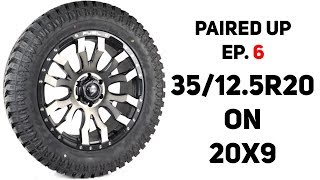 35x12.5x20 Atturo on a 20x9 Fuel Blitz ll Paired Up!
