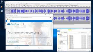 Saving & uploading your audio files to Live Drive