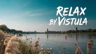 🧘‍♂️ Peaceful Walk by the Vistula River | 4K Kraków Walk with Calming Music for Focus & Relaxation 🎶