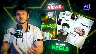 How To Edit 3D Reels Like Devin Jatho - Houston Kold From Scratch ┃Adobe After Effects Tutorial