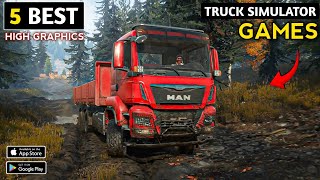 Top 5 best truck simulator games for Android and ios 