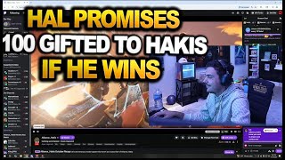 ImperialHal Gifted 100 Subs to Hakis Live on Stream!!