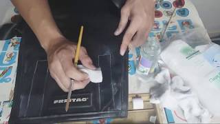 Live Custom Freitag clean screen ลบรอยบนผ้าใบ