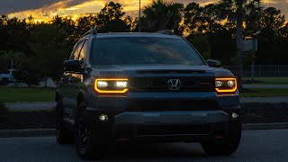 AT NIGHT: 2026 Honda Passport Trailsport Elite - Interior, Exterior, Headlights, Night Drive Review