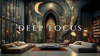 Deep Focus Music — Nocturne Sanctum | 432Hz Felt Piano, Harp & Cello | Gothic Minimalism
