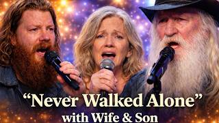 Michael Bennett Family Duet with Wife & Son | “Never Walked Alone” Virtual Performance