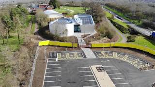 Milton Keynes Museum's new galleries from the air