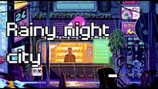 🎧 PIXEL LOFI RAINY NIGHT MUSIC🎧  | BEATS TO STUDY/SLEEP/RELAXING TO | CHILL HIP HOP