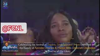 Set of Triplet two Girls one Boy in the family of @PastorCharlesosazuwa God alone be praise