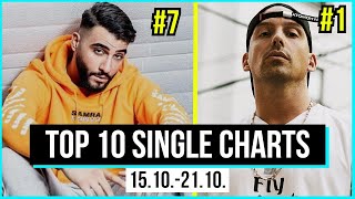 TOP 10 der MEISTGEHÖRTEN DEUTSCHRAP SONGS 🔥 aus dieser CHARTWOCHE (15.10.-21.10.)📅