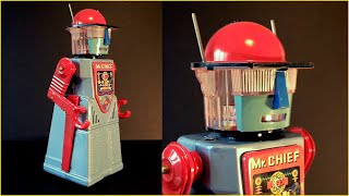 CHIEF SMOKY ROBOT // Retro Futurism Collectible Sci Fi Toys