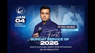 LIVE© | Lord's Table Sunday Service | Pastor Tinu George | 04-01-2026 | Jesus Is Alive Kottarakkara