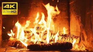 Log Fire, Burning Logs with Crackling Fire Sounds
