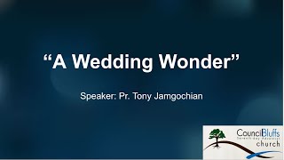 "A Wedding Wonder"