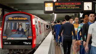 SubwaySim Hamburg - Police Intervention Scenario! 4K