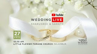 WEDDING LIVE | SHARUSREE JOSE & SARATH P.G | 27-1-2022 .