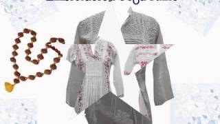Embroidered Yoga Tunic Top