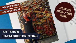Square Art Catalogue Printing: 210×210mm Perfect Bound (Matt Laminate Cover)