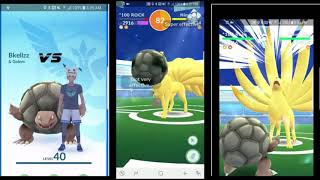 Pokemon Go: Ninetails Solo'd Pre-Weather l 175 Seconds