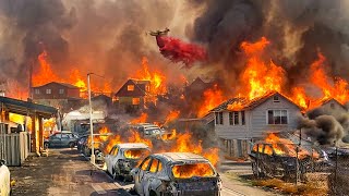 Mass Evacuation in Chile! Homes on Fire in Concepción, Panic in the City